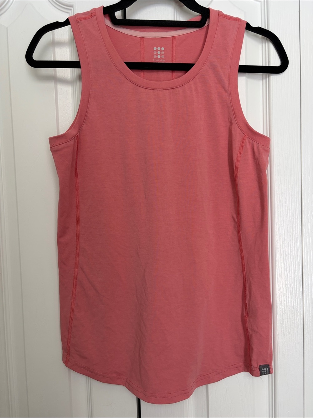 Title Nine Vibe Sleeveless Performance Pink Tank Top S